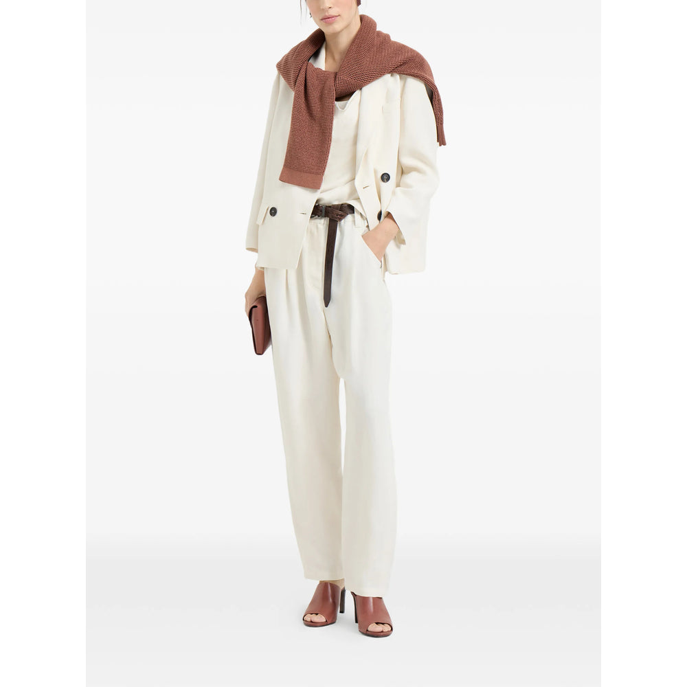 Brunello Cucinelli Neutrals Jackets - Blazers Women BRUNELLO CUCINELLI