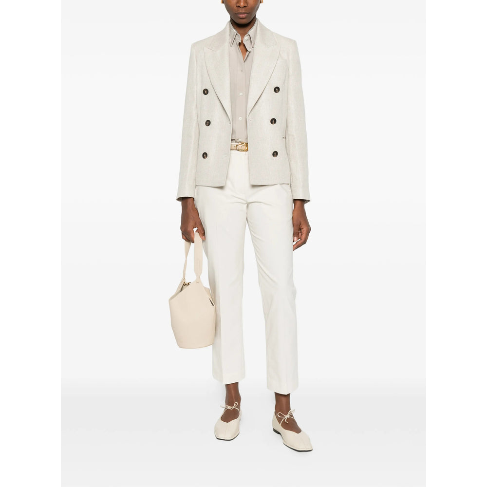 Brunello Cucinelli Neutrals Jackets - Blazers Women BRUNELLO CUCINELLI