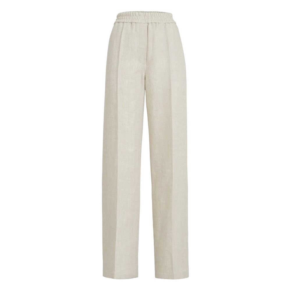 Brunello Cucinelli Neutrals Trousers - Palazzo Pants Women BRUNELLO CUCINELLI