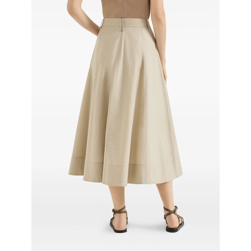 Brunello Cucinelli Neutrals Skirts - A-Line Skirts Women BRUNELLO CUCINELLI