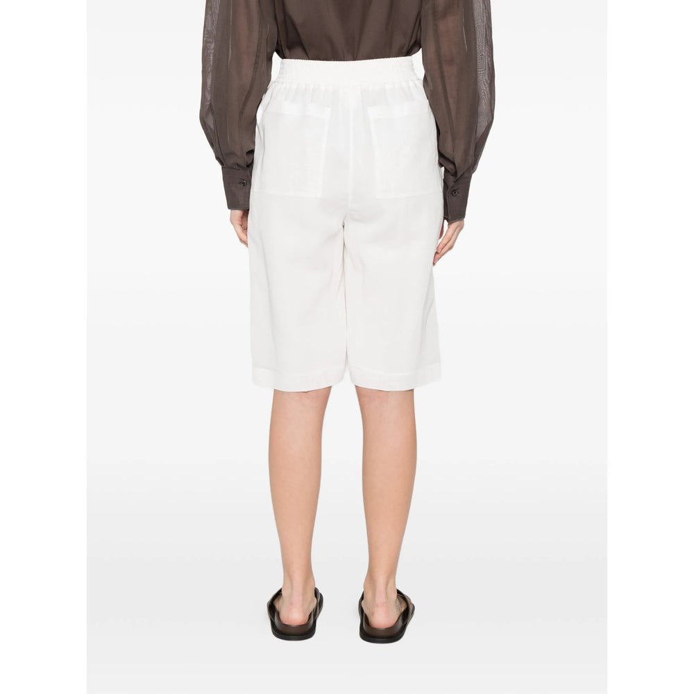 Brunello Cucinelli White Shorts - Knee-Length Shorts Women BRUNELLO CUCINELLI