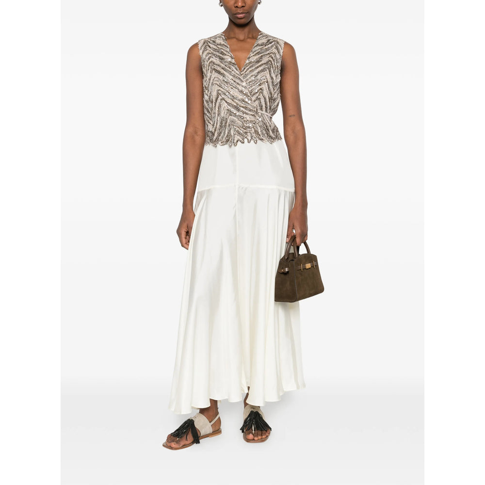 Brunello Cucinelli Neutrals Jackets - Waistcoat & Gilets Women BRUNELLO CUCINELLI