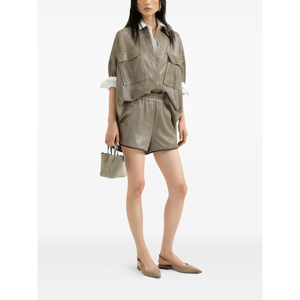 Brunello Cucinelli Neutrals Shorts - Short Shorts Women BRUNELLO CUCINELLI