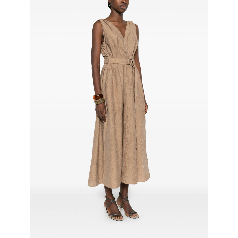 Brunello Cucinelli Brown Dresses - Day Dresses Women BRUNELLO CUCINELLI