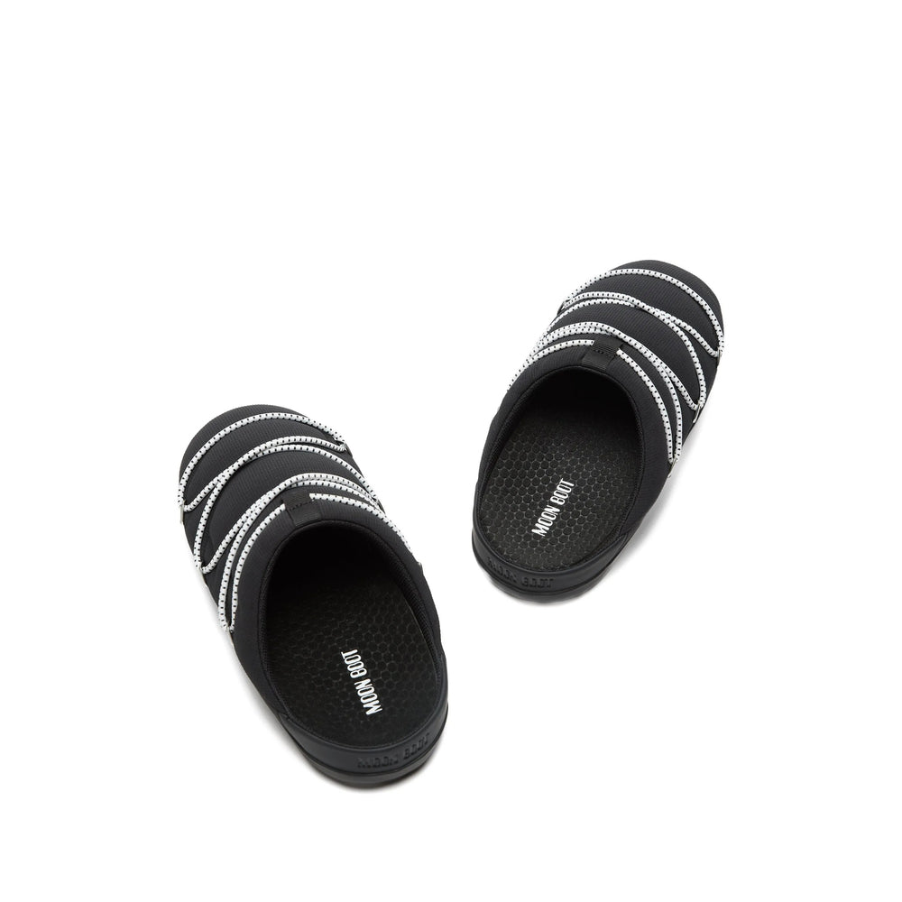 Moon Boot Black Slippers Men MOON BOOT