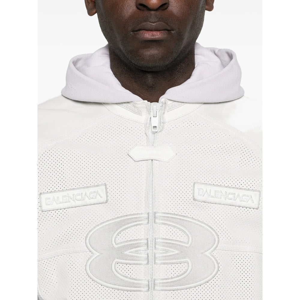 Balenciaga White Jackets - Leather Jackets Men BALENCIAGA