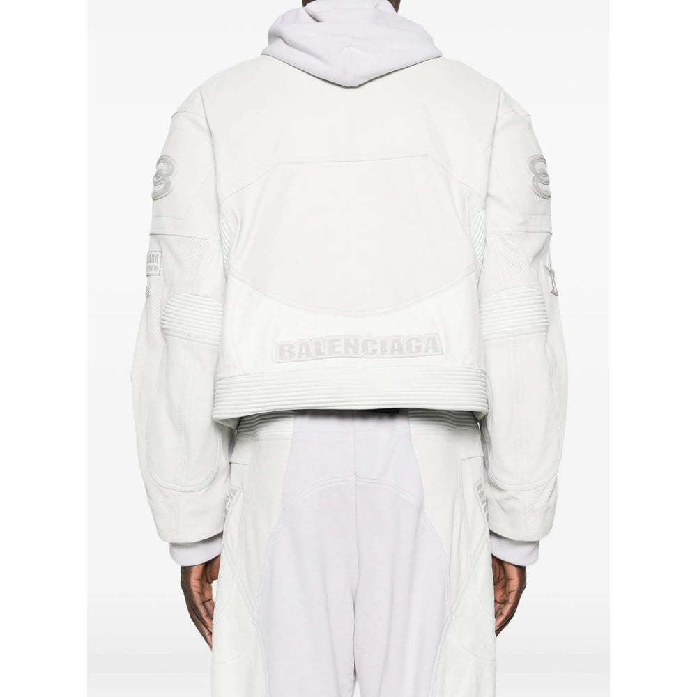 Balenciaga White Jackets - Leather Jackets Men BALENCIAGA