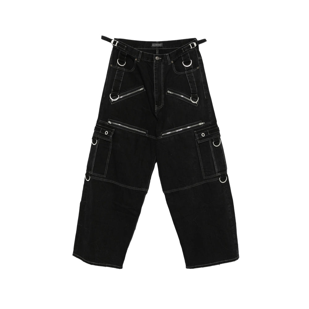 Balenciaga Black Denim - Regular & Straight-Leg Jeans Men BALENCIAGA