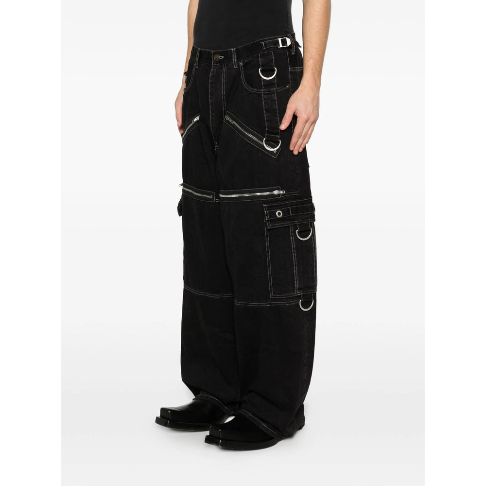 Balenciaga Black Denim - Regular & Straight-Leg Jeans Men BALENCIAGA