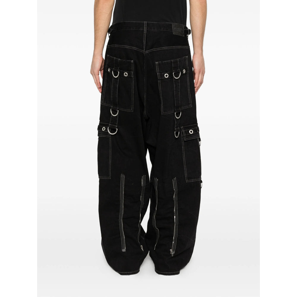 Balenciaga Black Denim - Regular & Straight-Leg Jeans Men BALENCIAGA