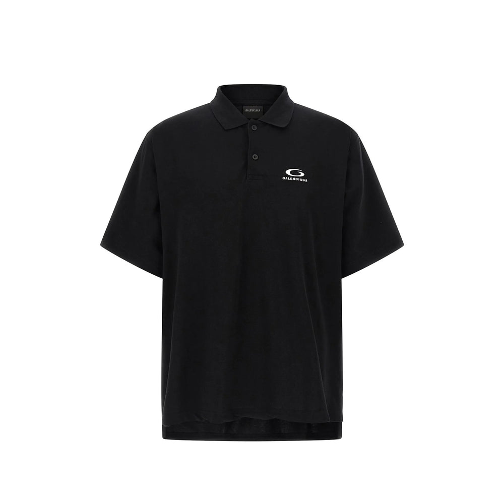 Balenciaga Black Polo Shirts Men BALENCIAGA
