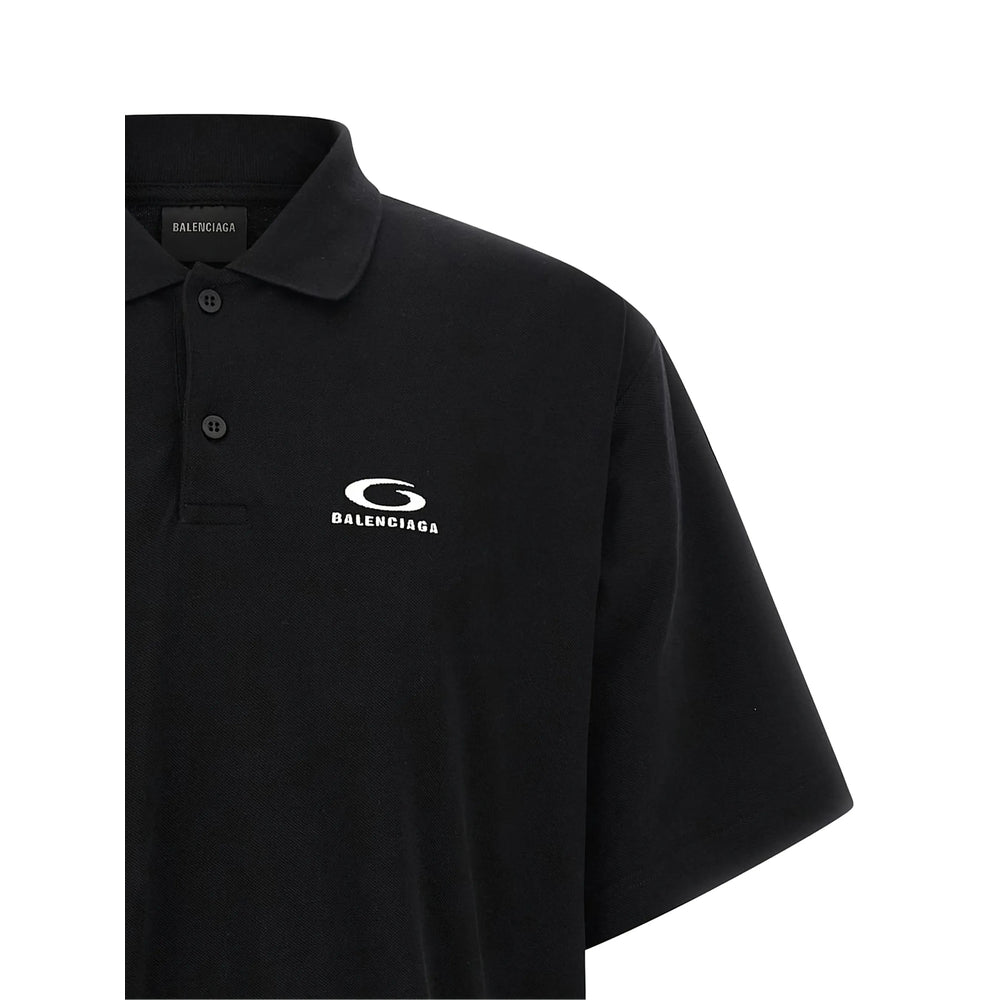 Balenciaga Black Polo Shirts Men BALENCIAGA