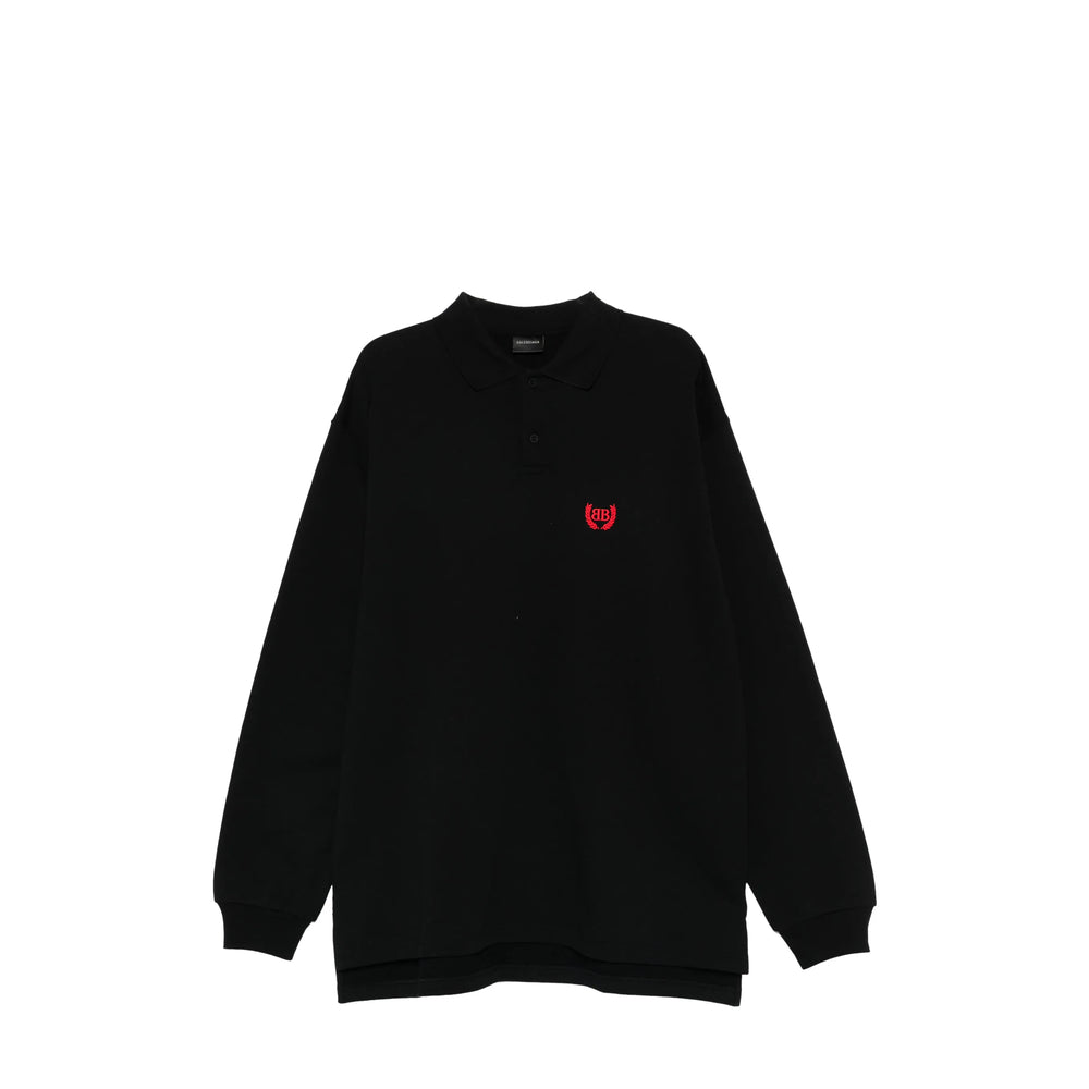 Balenciaga Black Polo Shirts Men BALENCIAGA