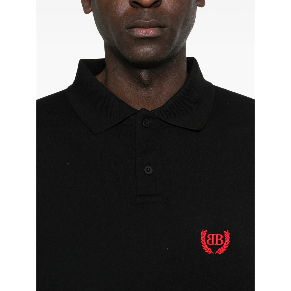 Balenciaga Black Polo Shirts Men BALENCIAGA