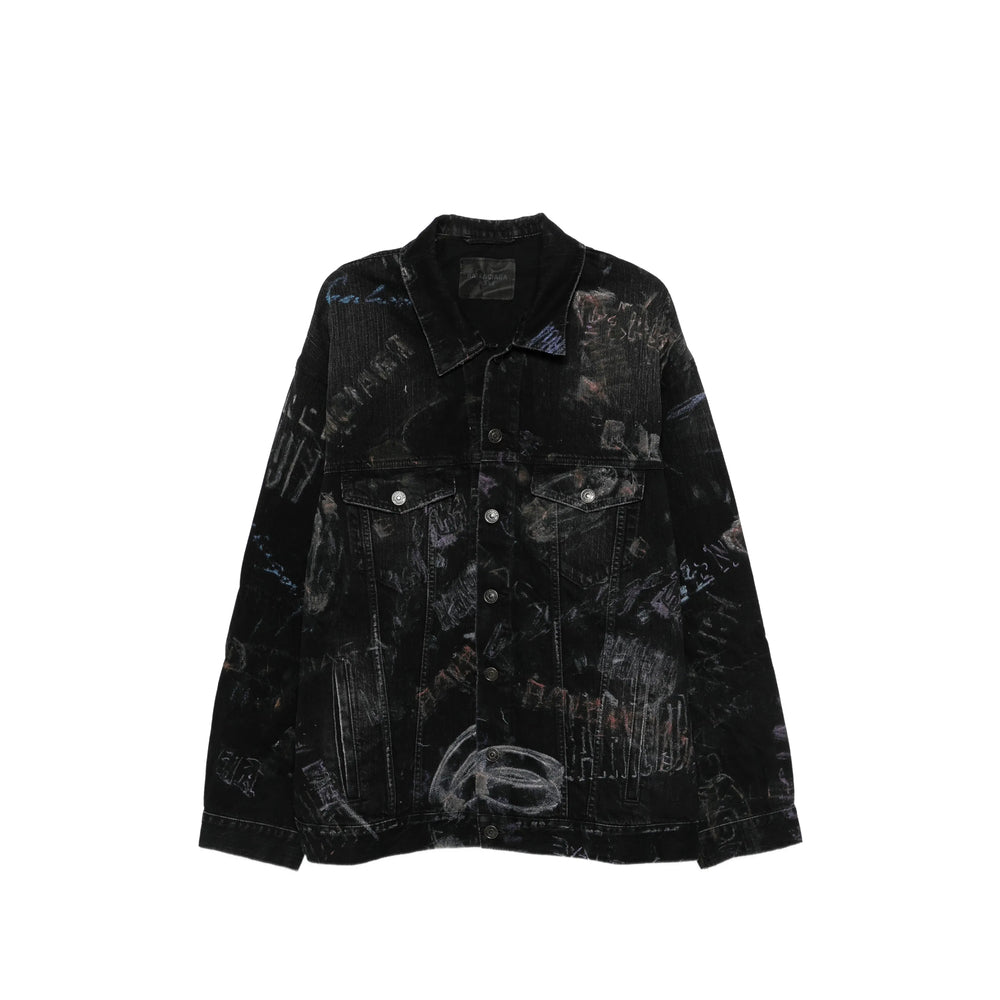 Balenciaga Black Jackets - Shirt Jackets Men BALENCIAGA