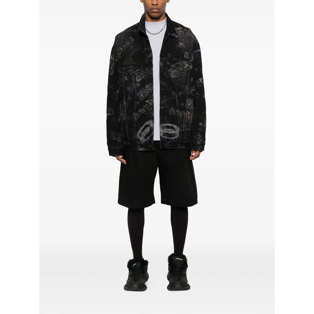 Balenciaga Black Jackets - Shirt Jackets Men BALENCIAGA