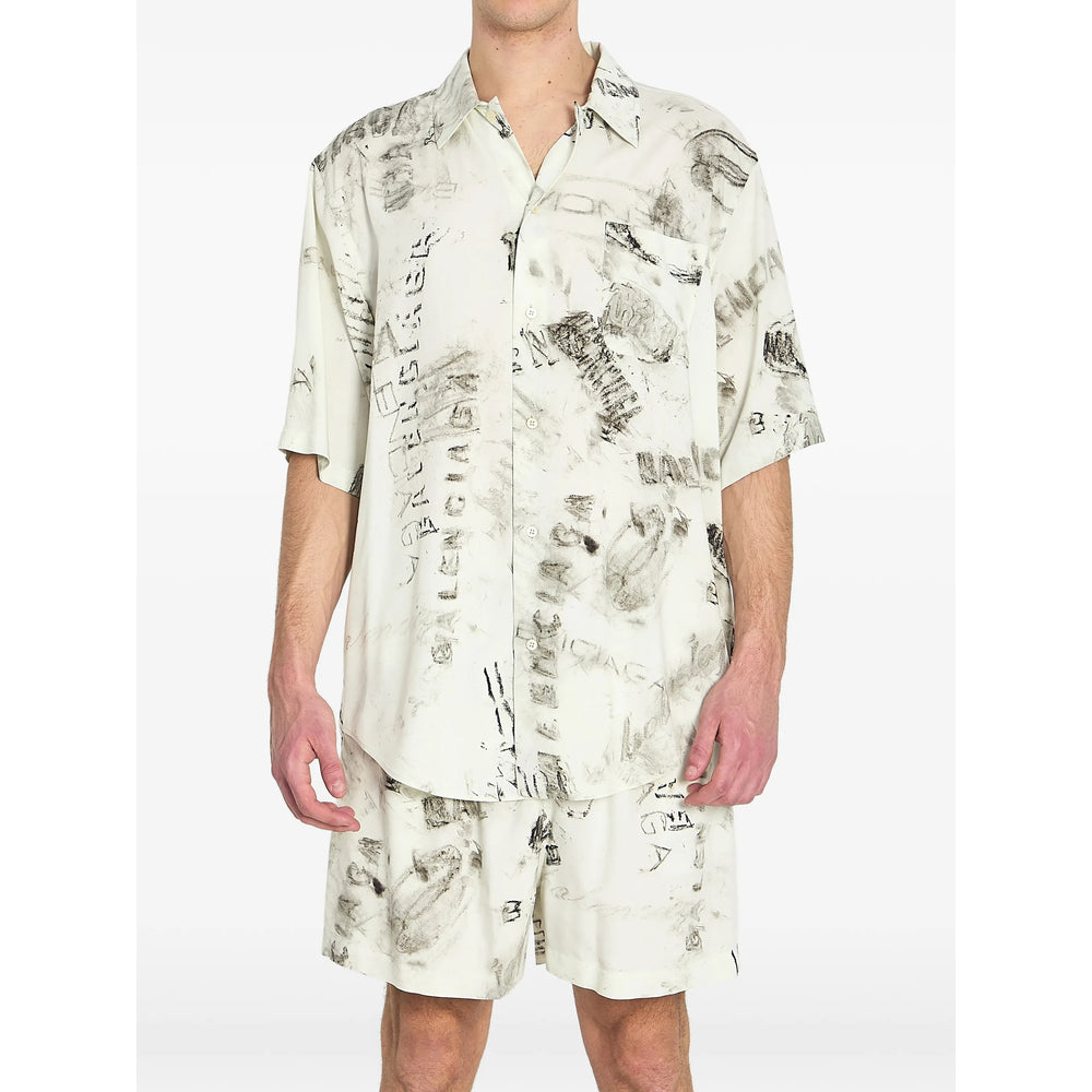 Balenciaga Neutrals Shirts Men