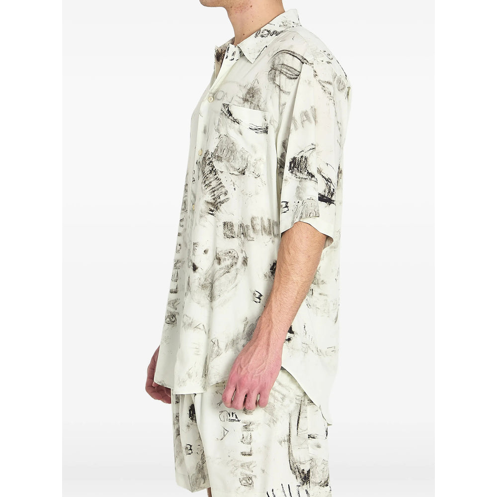 Balenciaga Neutrals Shirts Men