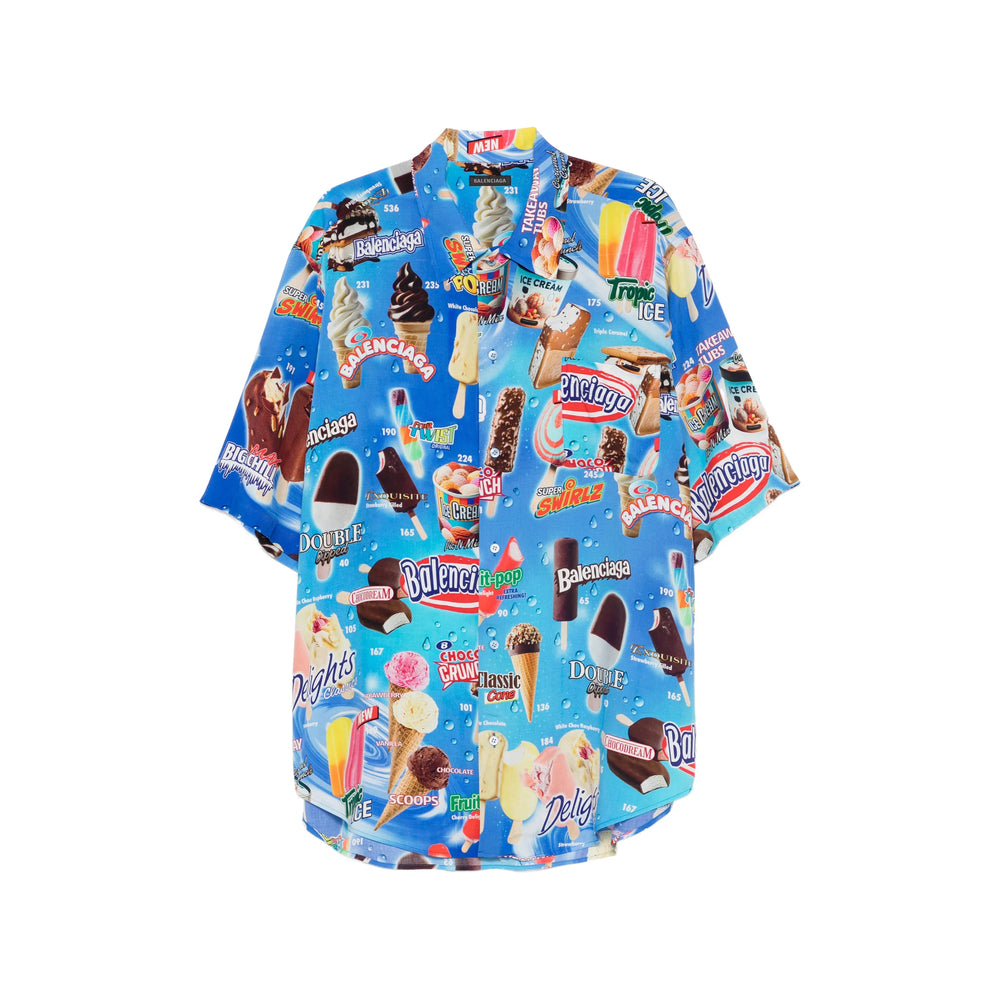 Balenciaga Blue Shirts Men BALENCIAGA
