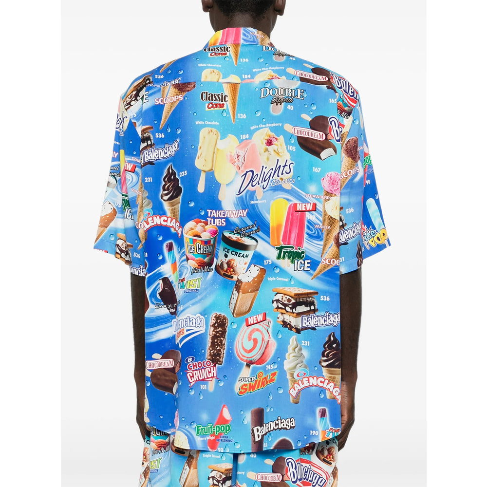 Balenciaga Blue Shirts Men BALENCIAGA