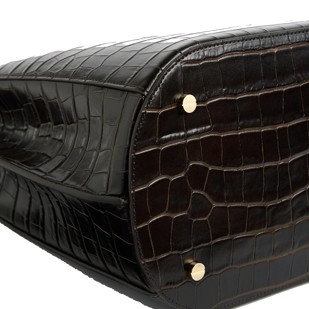 Toteme Croc-Embossed Bucket Bag Women TOTEME