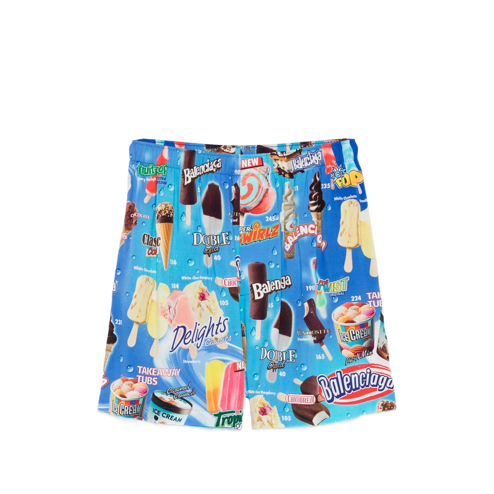 Balenciaga Blue Shorts - Bermuda Shorts Men BALENCIAGA