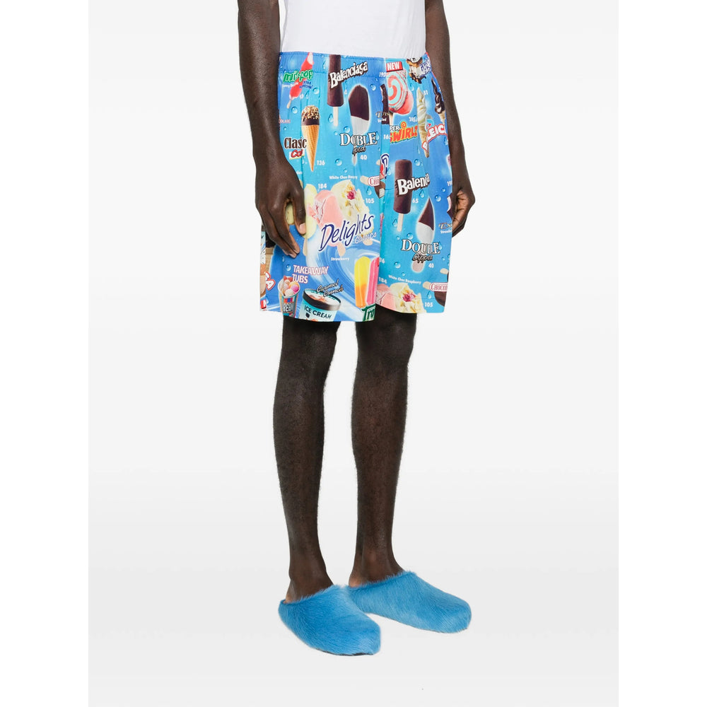 Balenciaga Blue Shorts - Bermuda Shorts Men BALENCIAGA