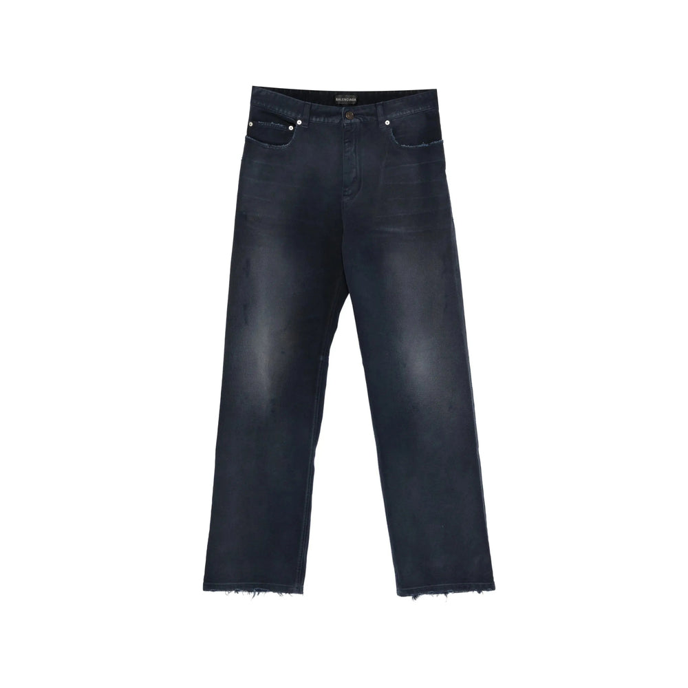 Balenciaga Blue Denim - Regular & Straight-Leg Jeans Men BALENCIAGA
