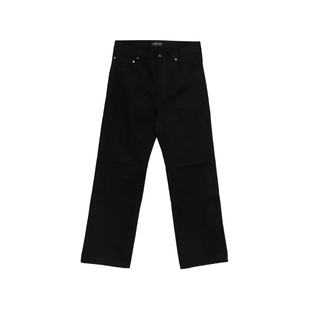 Balenciaga Black Denim - Regular & Straight-Leg Jeans Men BALENCIAGA
