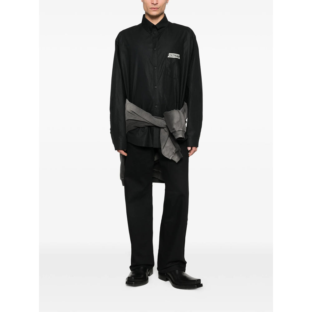 Balenciaga Black Denim - Regular & Straight-Leg Jeans Men BALENCIAGA