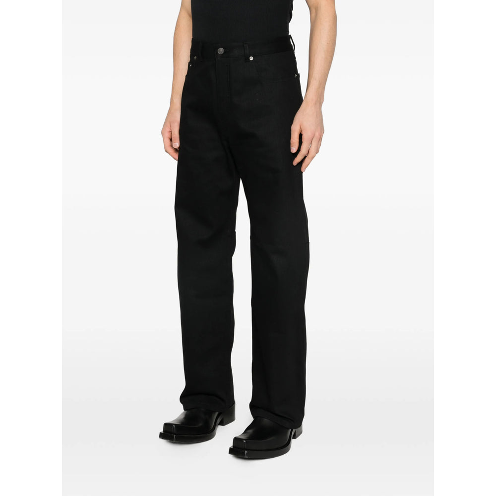 Balenciaga Black Denim - Regular & Straight-Leg Jeans Men BALENCIAGA