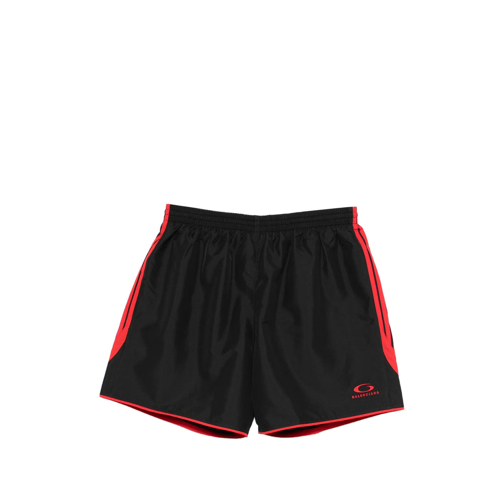 Balenciaga Black Beachwear - Swim Shorts Men BALENCIAGA
