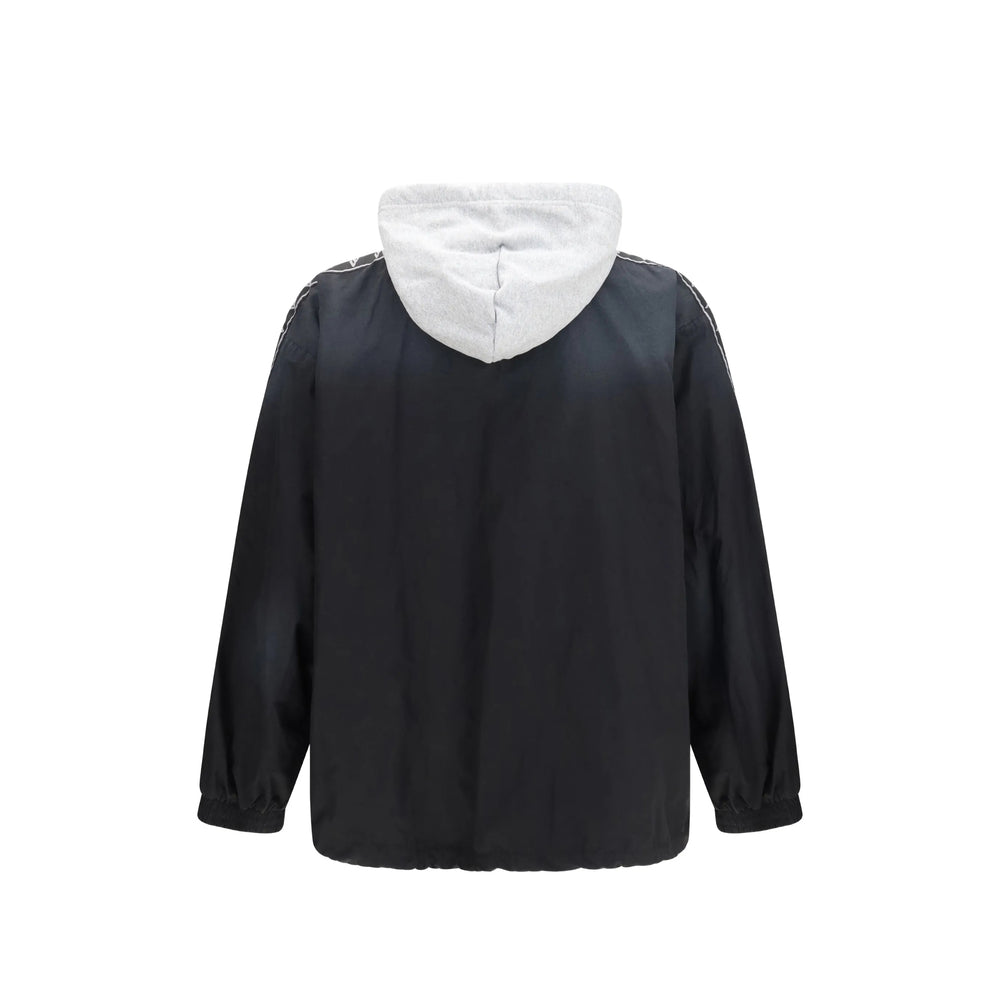 Balenciaga Black Jackets - Hooded Jackets Men BALENCIAGA