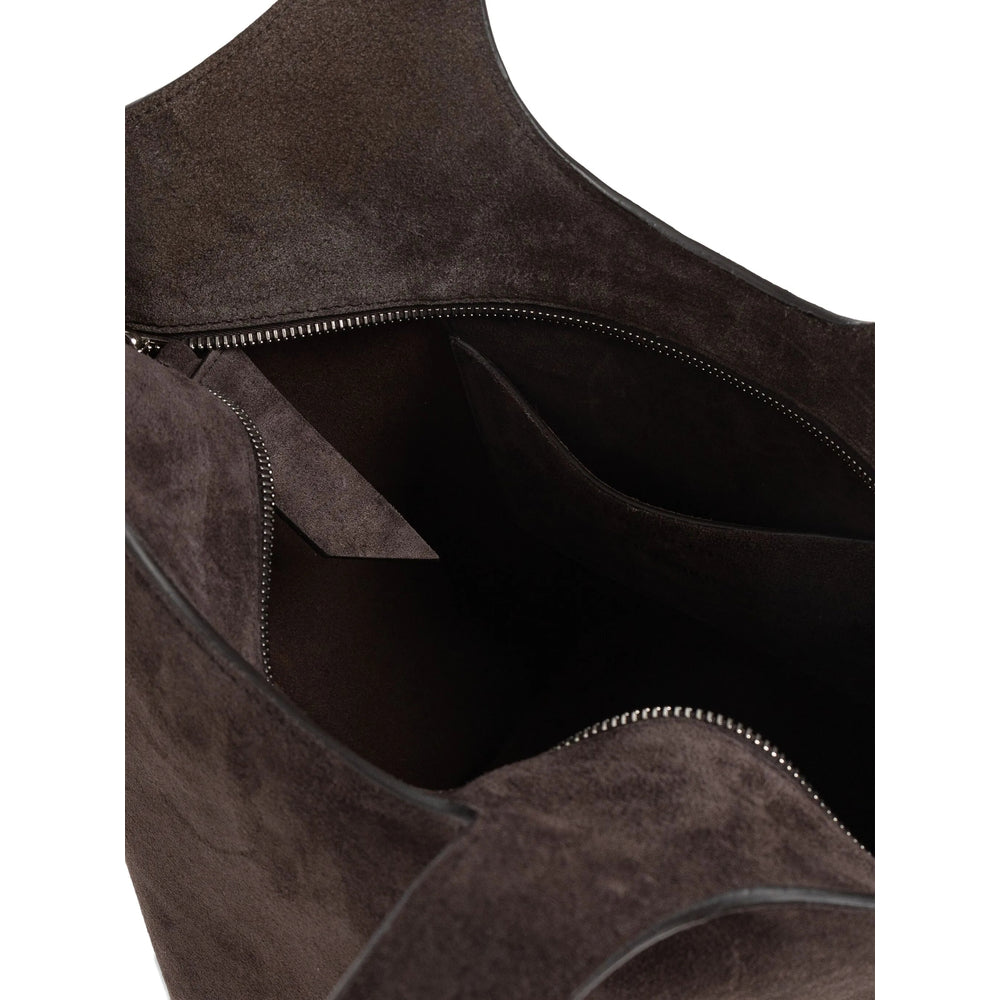 The Attico Brown Shoulder Bags Women THE ATTICO