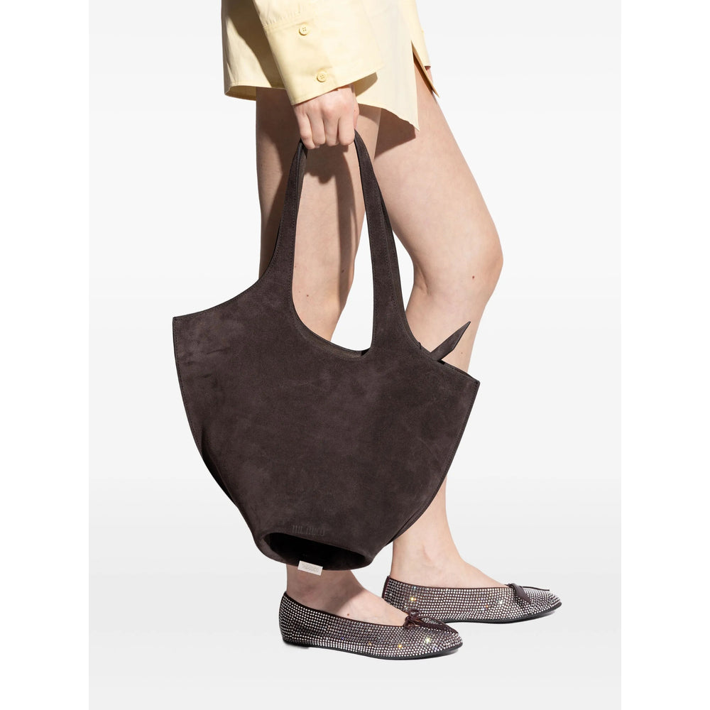 The Attico Brown Shoulder Bags Women THE ATTICO