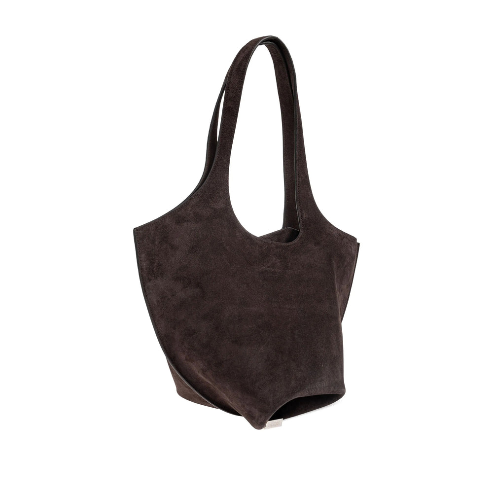 The Attico Brown Shoulder Bags Women THE ATTICO