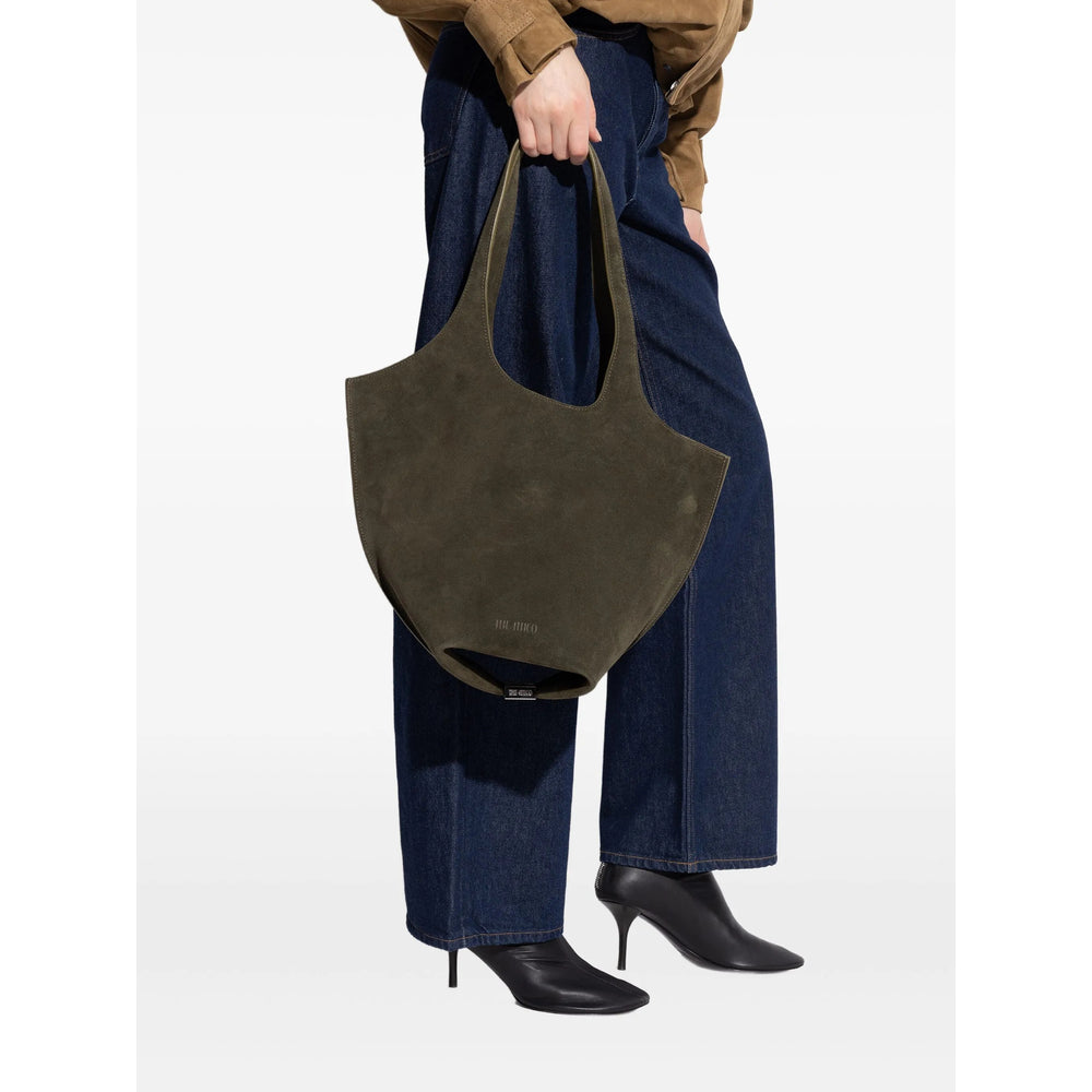 The Attico Green Tote Bags Women THE ATTICO