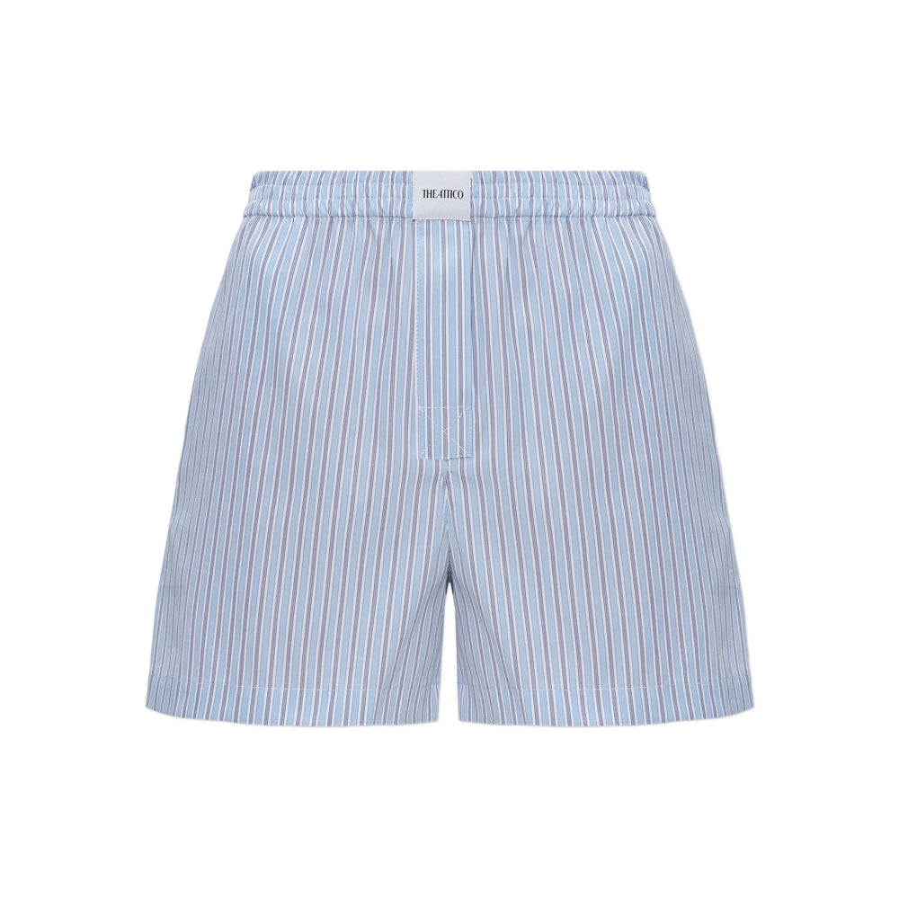 The Attico Blue Shorts - Mini Shorts Women THE ATTICO