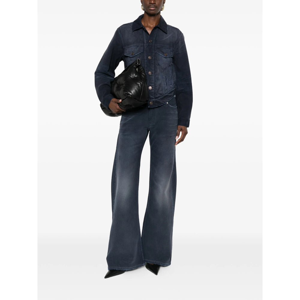 Balenciaga Blue Jackets - Denim Jackets Women BALENCIAGA