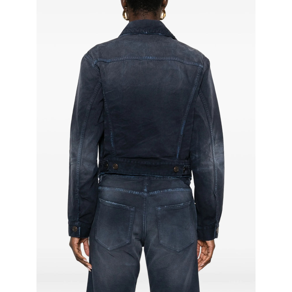 Balenciaga Blue Jackets - Denim Jackets Women BALENCIAGA