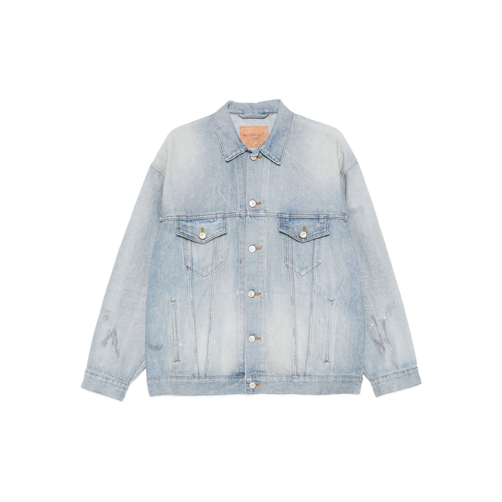 Balenciaga Blue Jackets - Denim Jackets Women BALENCIAGA