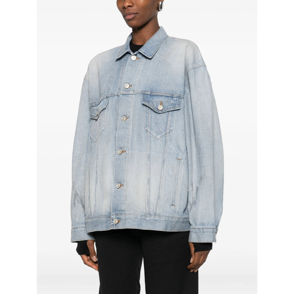 Balenciaga Blue Jackets - Denim Jackets Women BALENCIAGA