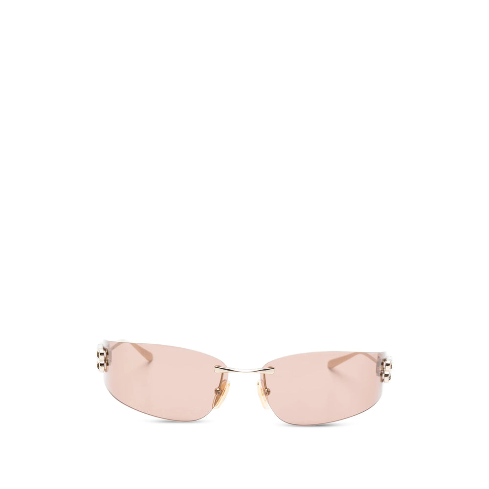 Balenciaga Gold Sunglasses Women BALENCIAGA