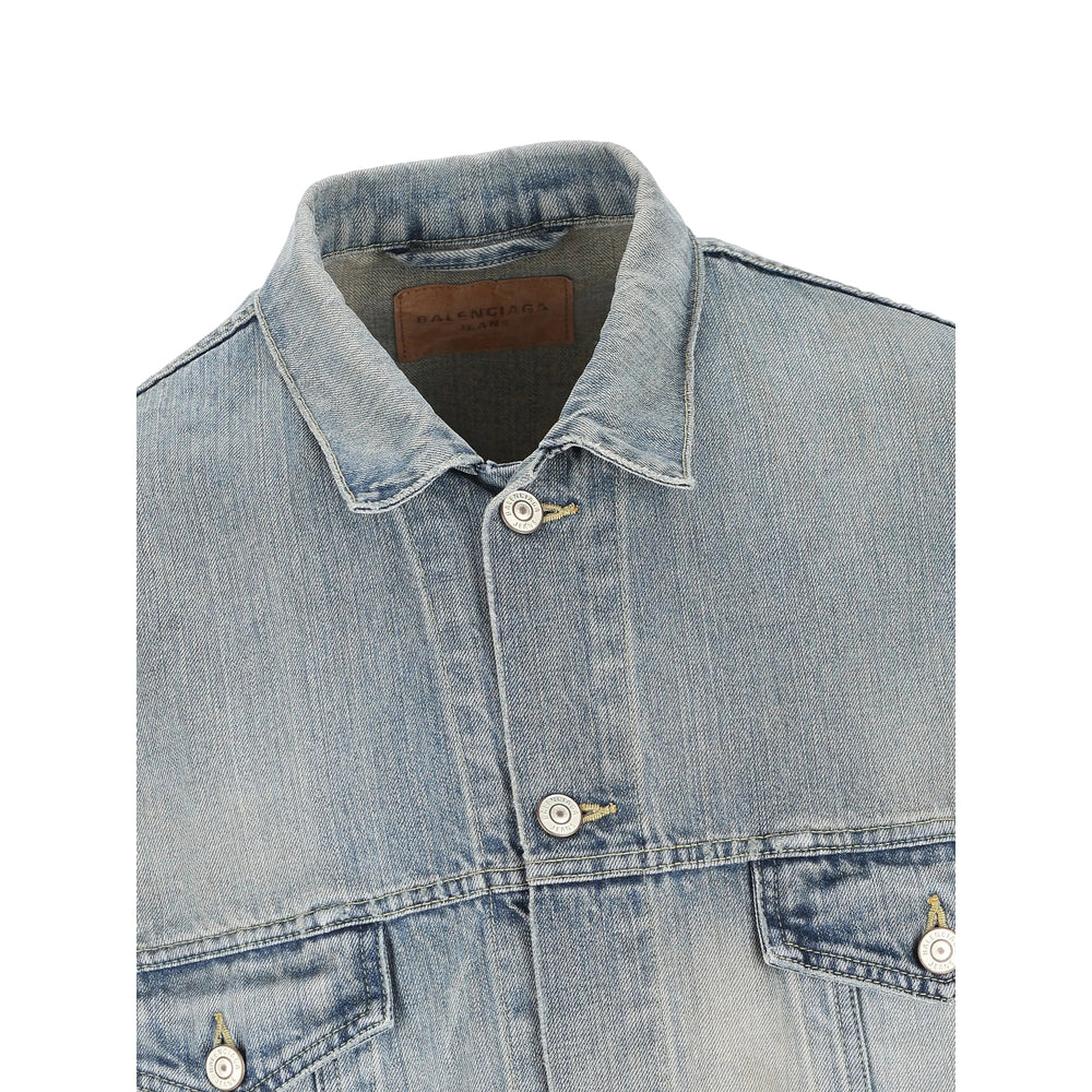 Balenciaga Blue Jackets - Denim Jackets Women BALENCIAGA