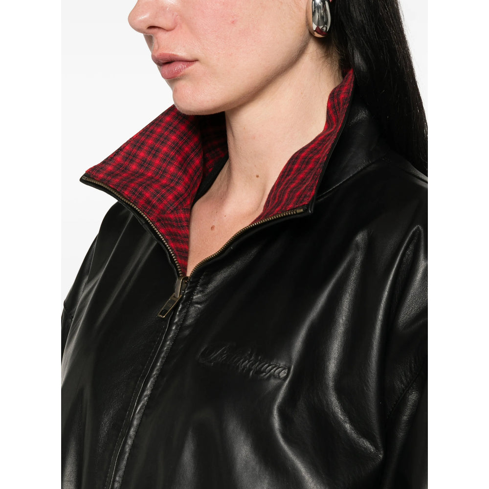 Balenciaga Black Jackets - Leather Jackets Women BALENCIAGA