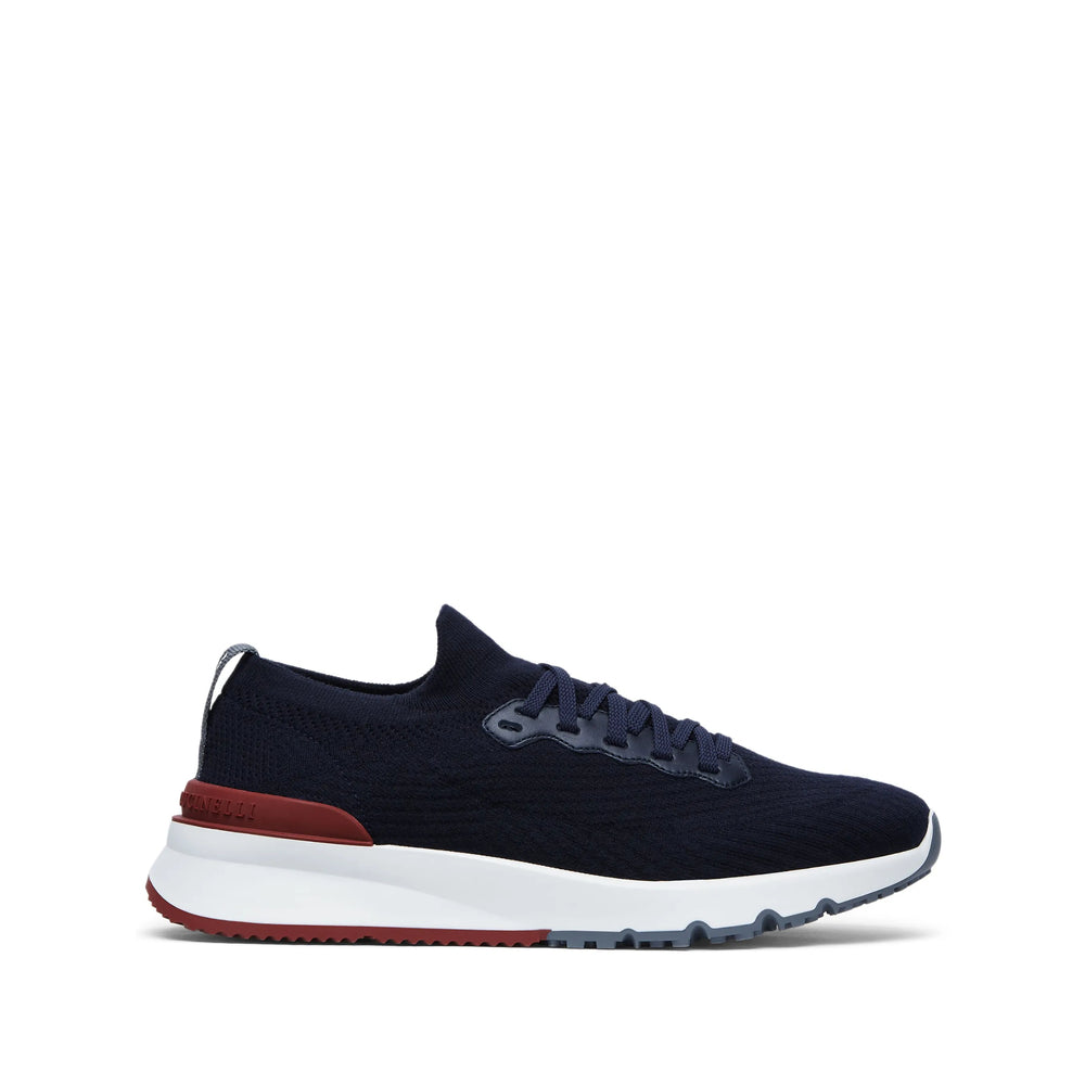 Brunello Cucinelli Blue Trainers - Low-Tops Men BRUNELLO CUCINELLI