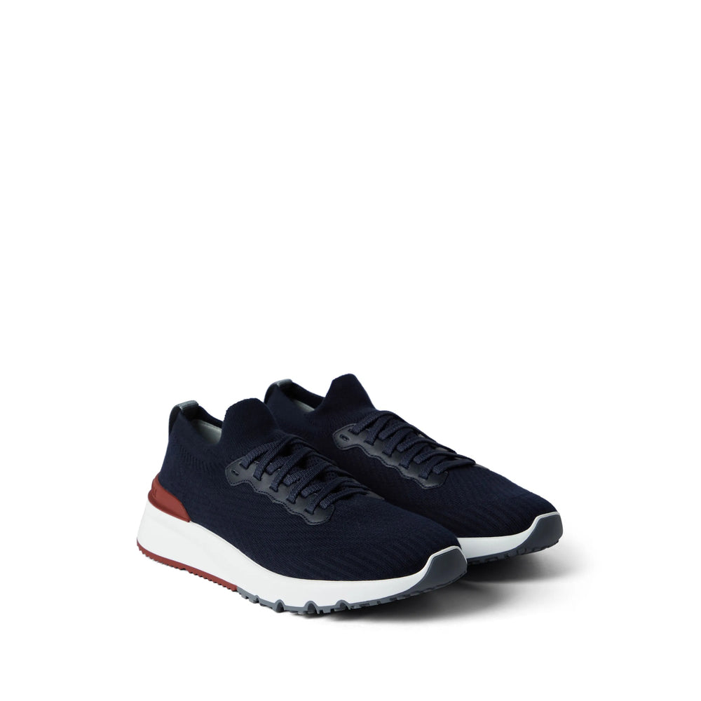 Brunello Cucinelli Blue Trainers - Low-Tops Men BRUNELLO CUCINELLI