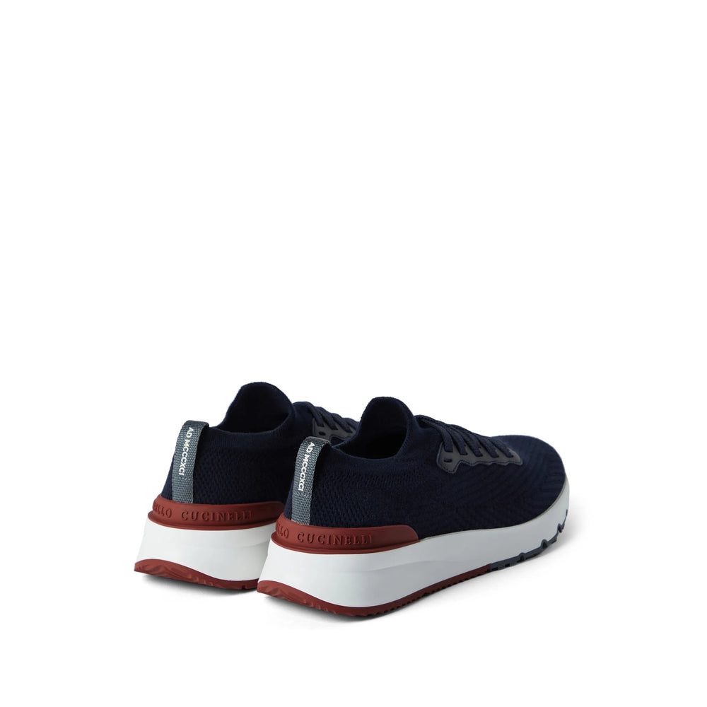 Brunello Cucinelli Blue Trainers - Low-Tops Men BRUNELLO CUCINELLI