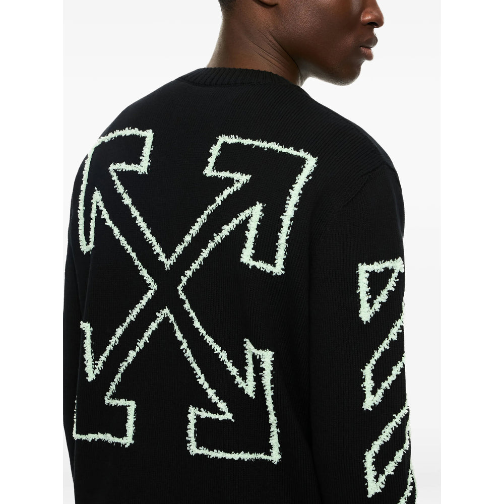 Off-White Black Sweaters & Knitwear - Jumpers Men OFF-WHITE