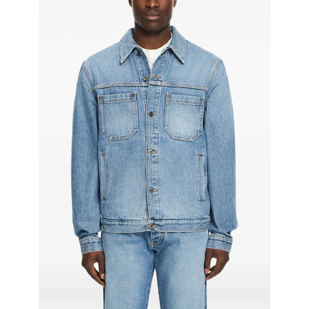 Off-White Blue Jackets - Denim Jackets Men OFF-WHITE